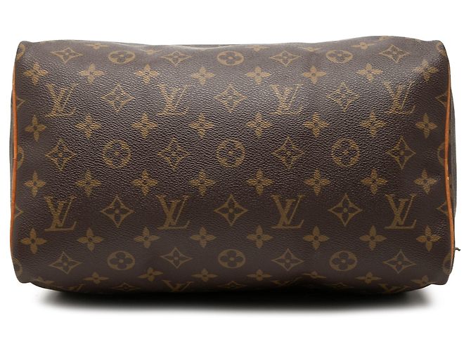Borsa Boston Louis Vuitton Monogram Speedy 30 Marrone - vista 3