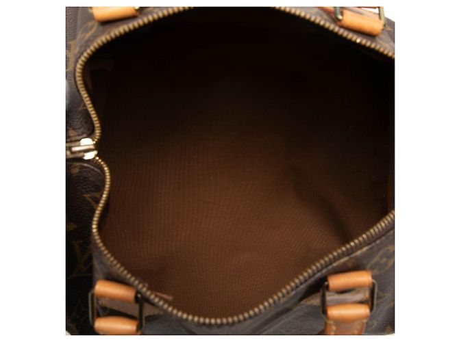 Borsa Boston Louis Vuitton Monogram Speedy 30 Marrone - vista 4