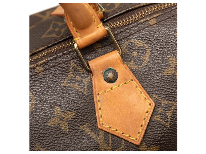 Borsa Boston Louis Vuitton Monogram Speedy 30 Marrone - vista 6