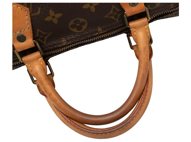 Borsa Boston Louis Vuitton Monogram Speedy 30 Marrone - vista 7