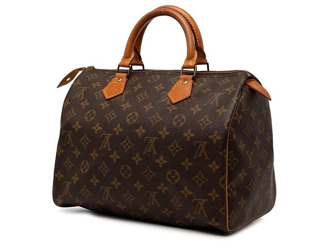 Bolso Boston Louis Vuitton Monogram Speedy 30 Marrón Castaño - vista 2