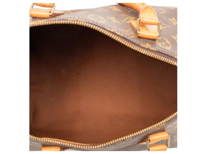 Bolso Boston Louis Vuitton Monogram Speedy 30 Marrón Castaño - vista 4