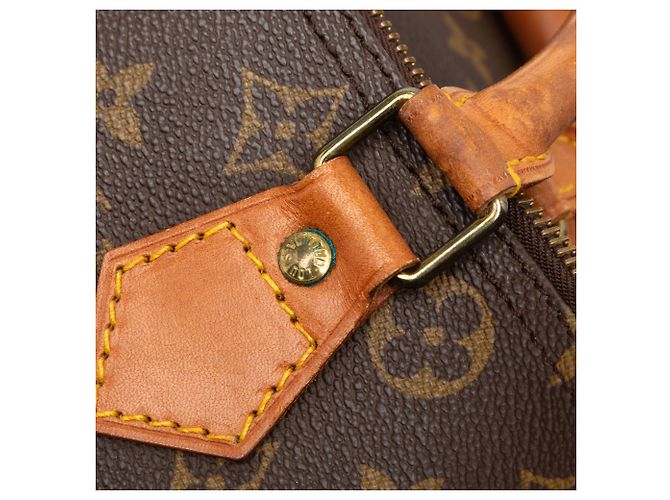 Bolso Boston Louis Vuitton Monogram Speedy 30 Marrón Castaño - vista 7