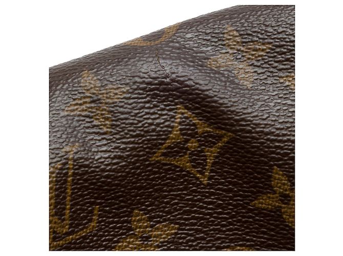 Borsa a tracolla Louis Vuitton Monogram Macassar Bass GM Marrone - vista 6