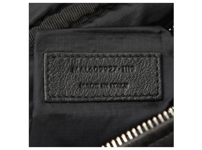 Autre Marque Saint Laurent Sid Messenger Bag aus Lammleder in Schwarz - Ansicht 6