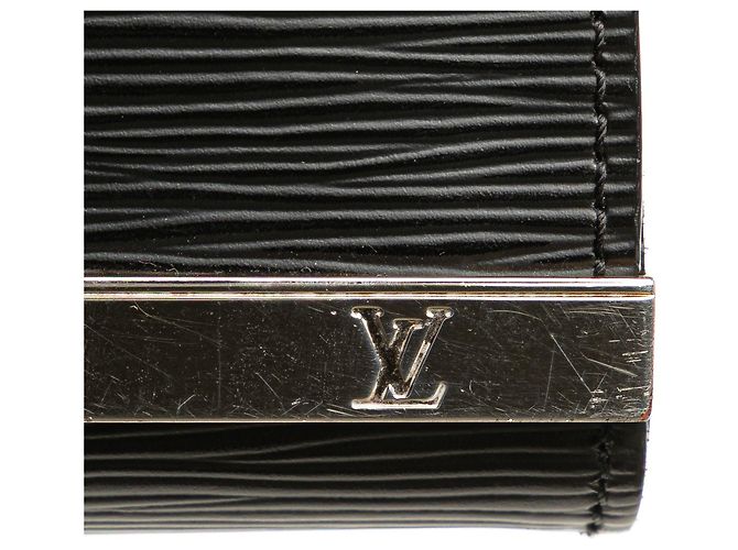 Black Louis Vuitton Epi Sevigne Clutch Shoulder Bag - view 8