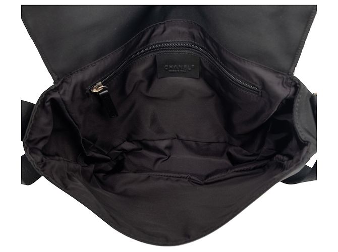 Borsa crossbody Chanel Nylon Sport Line blu - vista 4