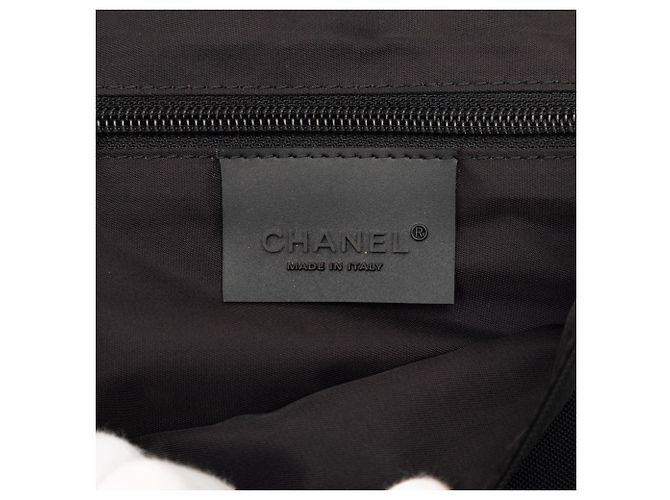 Borsa crossbody Chanel Nylon Sport Line blu - vista 5