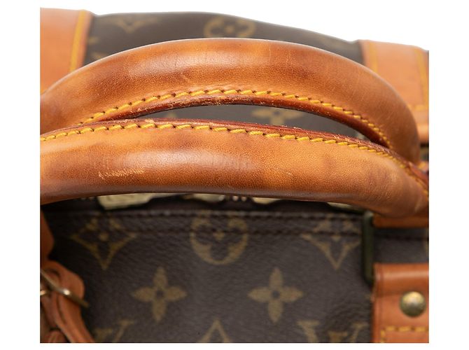 Borsa da viaggio Louis Vuitton Monogram Keepall 50 Marrone - vista 7