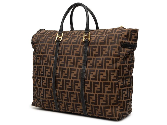 Borsa Fendi Zucca Canvas marrone - vista 2