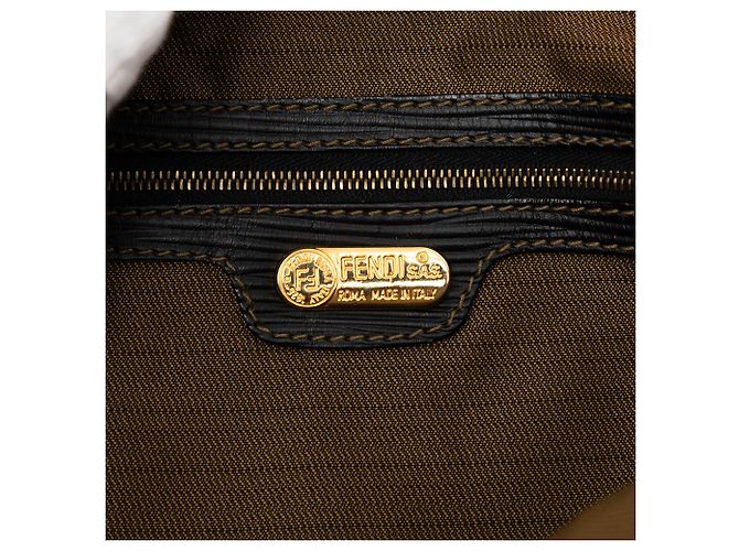 Borsa Fendi Zucca Canvas marrone - vista 5