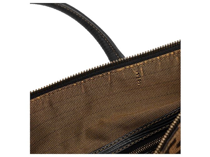 Borsa Fendi Zucca Canvas marrone - vista 7