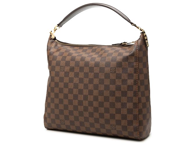 Borsa a tracolla Louis Vuitton Damier Ebene Portobello PM Marrone - vista 2