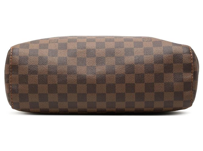 Borsa a tracolla Louis Vuitton Damier Ebene Portobello PM Marrone - vista 3