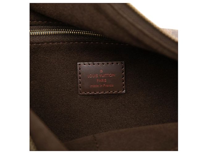 Borsa a tracolla Louis Vuitton Damier Ebene Portobello PM Marrone - vista 5