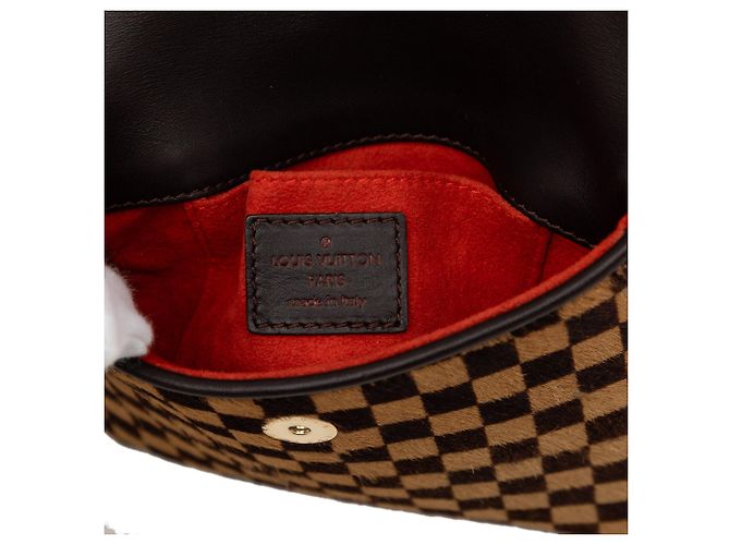 Borsa a tracolla Louis Vuitton Damier Sauvage Gazelle marrone - vista 5