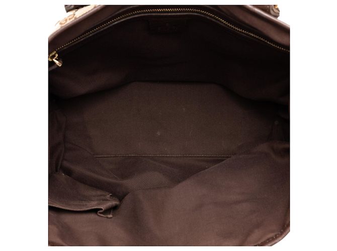 Borsa Tote Gucci GG Canvas Jolicoeur marrone - vista 4