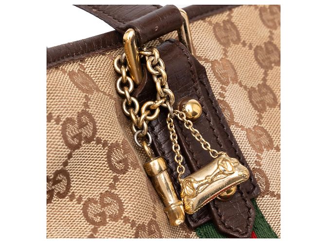 Borsa Tote Gucci GG Canvas Jolicoeur marrone - vista 6