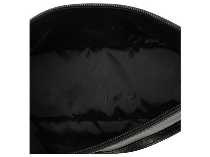 Borsa a tracolla Boat Gucci in pelle nera - vista 4