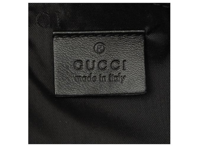 Borsa a tracolla Boat Gucci in pelle nera - vista 5