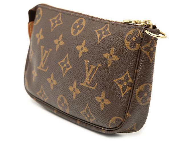Borsa a mano Louis Vuitton Monogram Mini Pochette Accessoires Marrone - vista 2