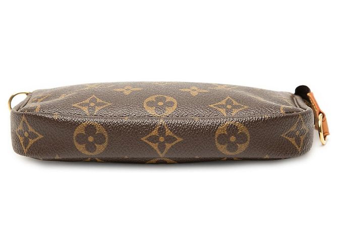 Borsa a mano Louis Vuitton Monogram Mini Pochette Accessoires Marrone - vista 3