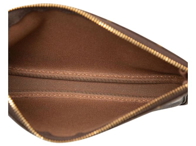 Borsa a mano Louis Vuitton Monogram Mini Pochette Accessoires Marrone - vista 4