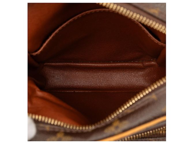 Borsa a tracolla Louis Vuitton Monogram Amazone Marrone - vista 4