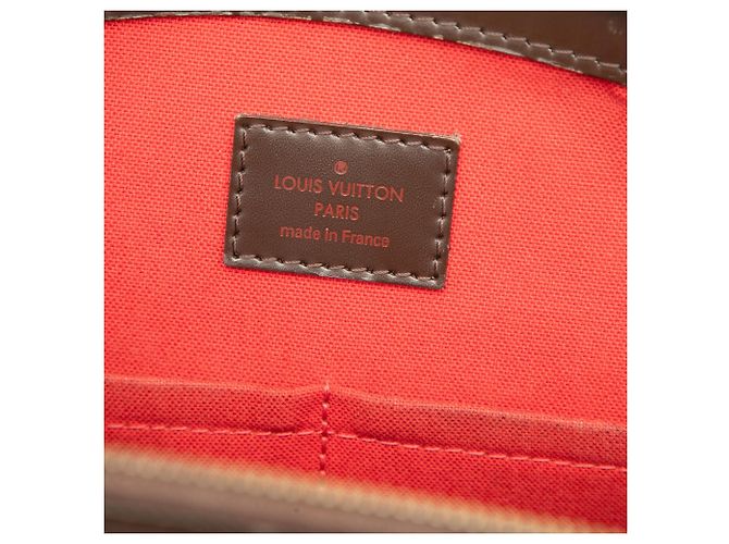 Borsa a Tracolla Louis Vuitton Damier Ebene Verona MM Marrone - vista 5