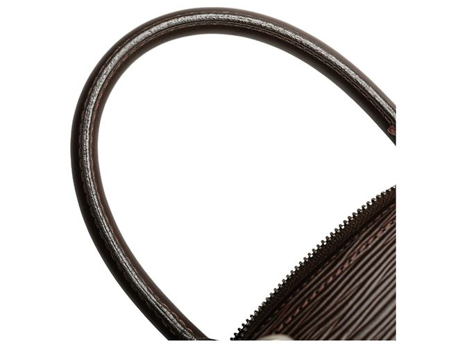 Borsa Louis Vuitton Epi Pont Neuf Brown Marrone - vista 10