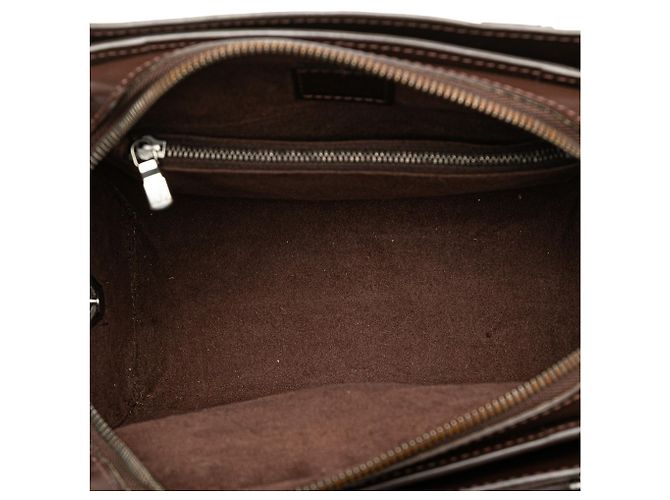 Borsa Louis Vuitton Epi Pont Neuf Brown Marrone - vista 4