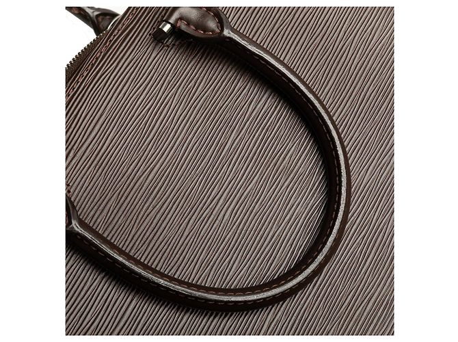 Borsa Louis Vuitton Epi Pont Neuf Brown Marrone - vista 9