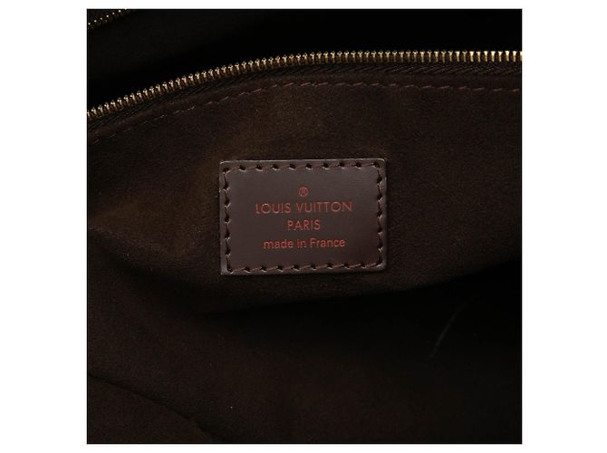 Bolso de hombro Louis Vuitton Damier Ebene Portobello GM marrón Castaño - vista 5
