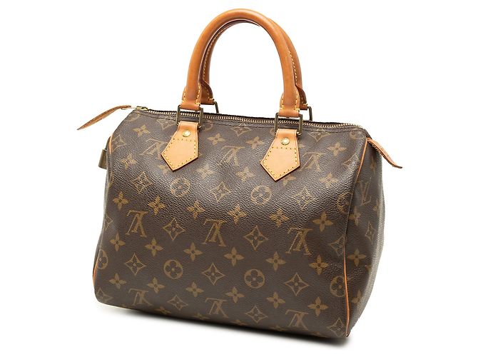 Borsa Boston Louis Vuitton Monogram Speedy 25 Marrone - vista 2