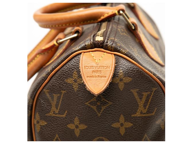 Borsa Boston Louis Vuitton Monogram Speedy 25 Marrone - vista 5