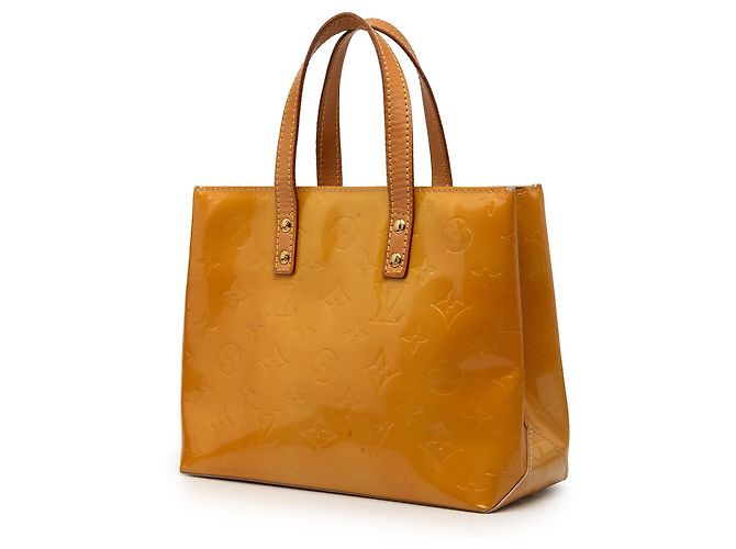 Borsa Louis Vuitton Monogram Vernis Reade PM Beige - vista 2