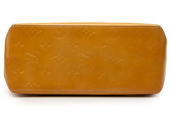 Borsa Louis Vuitton Monogram Vernis Reade PM Beige - vista 3