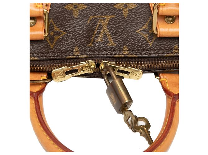 Borsa Louis Vuitton Monogram Alma PM Marrone - vista 7