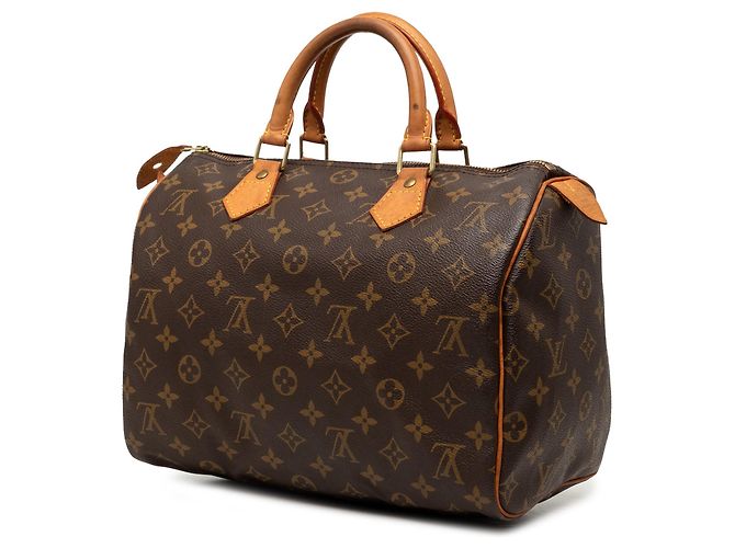 Borsa Boston Louis Vuitton Monogram Speedy 30 Marrone - vista 2
