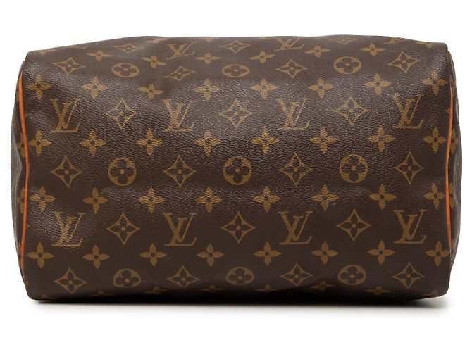 Borsa Boston Louis Vuitton Monogram Speedy 30 Marrone - vista 3