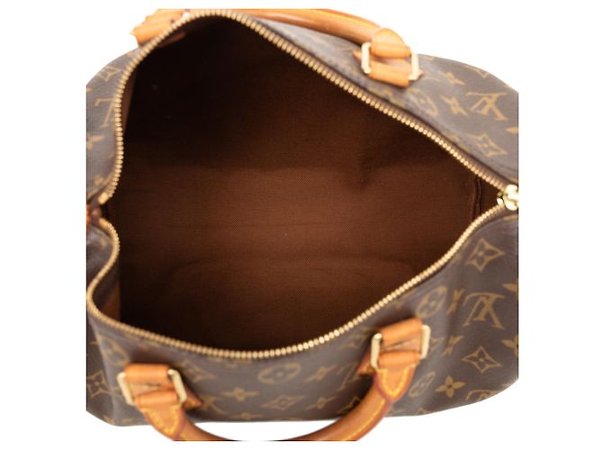 Borsa Boston Louis Vuitton Monogram Speedy 30 Marrone - vista 4