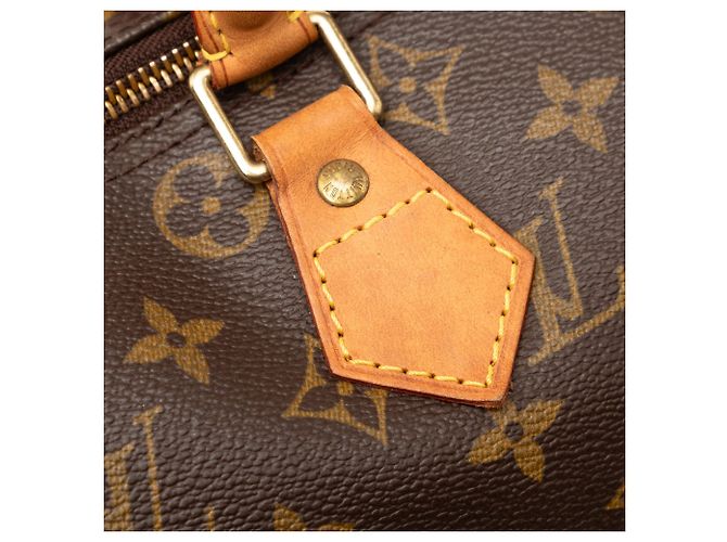 Borsa Boston Louis Vuitton Monogram Speedy 30 Marrone - vista 6