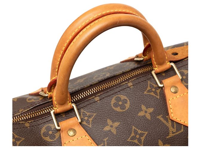 Borsa Boston Louis Vuitton Monogram Speedy 30 Marrone - vista 7