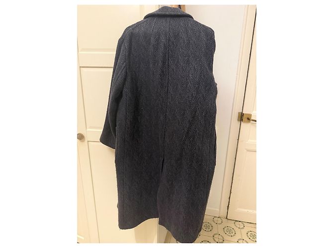 Pomandère Wool Blend Herringbone Coat - view 5