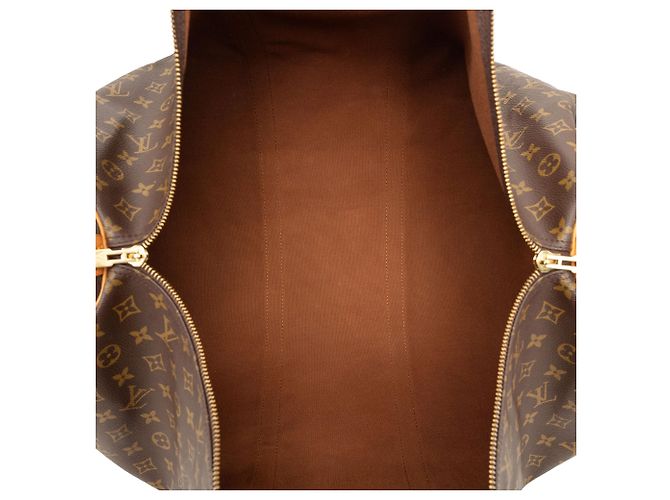 Borsa da viaggio Louis Vuitton Monogram Keepall 60 Marrone - vista 4