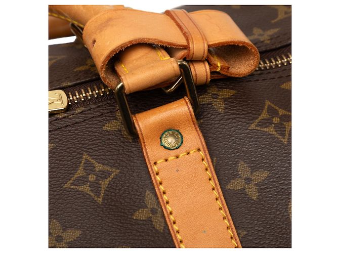 Borsa da viaggio Louis Vuitton Monogram Keepall 60 Marrone - vista 6