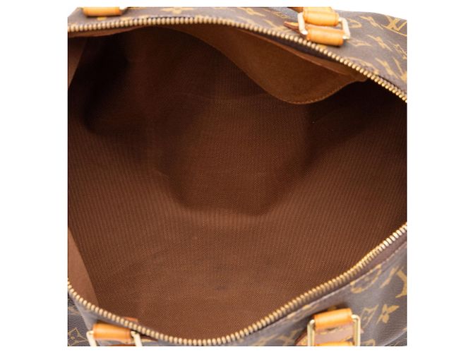 Borsa Boston Louis Vuitton Monogram Speedy 35 Marrone - vista 4