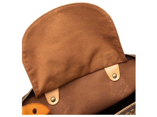 Borsa Boston Louis Vuitton Monogram Speedy 35 Marrone - vista 6