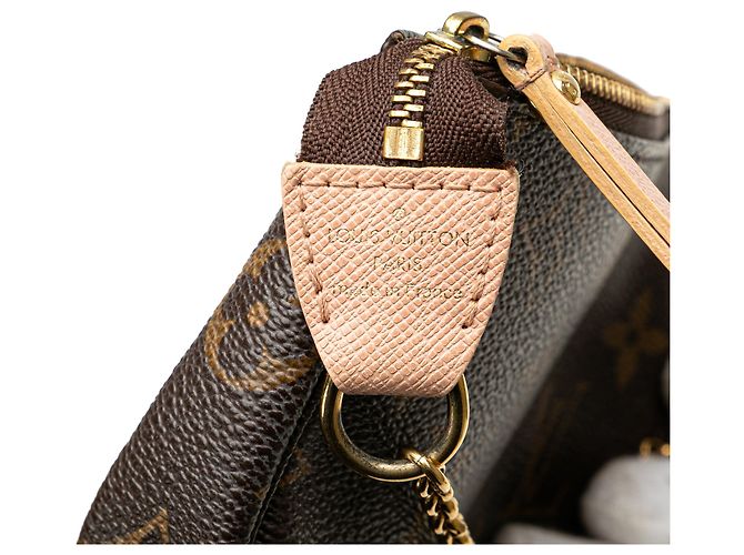 Borsa a mano Louis Vuitton Monogram Affiche Mini Pochette Accessoires Marrone - vista 5