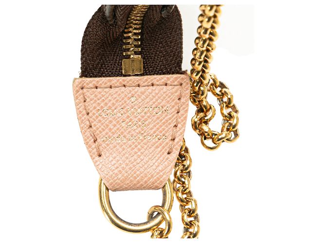 Borsa a mano Louis Vuitton Monogram Affiche Mini Pochette Accessoires Marrone - vista 6